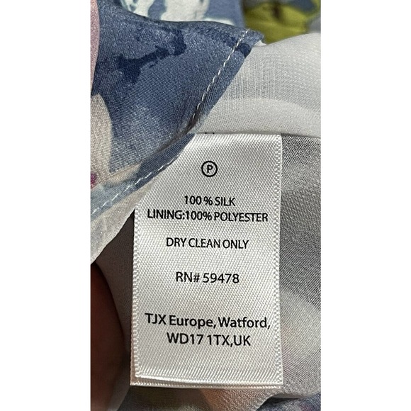 Cynthia Rowley floral‎ 100% silk dress size 10 - Picture 3 of 4